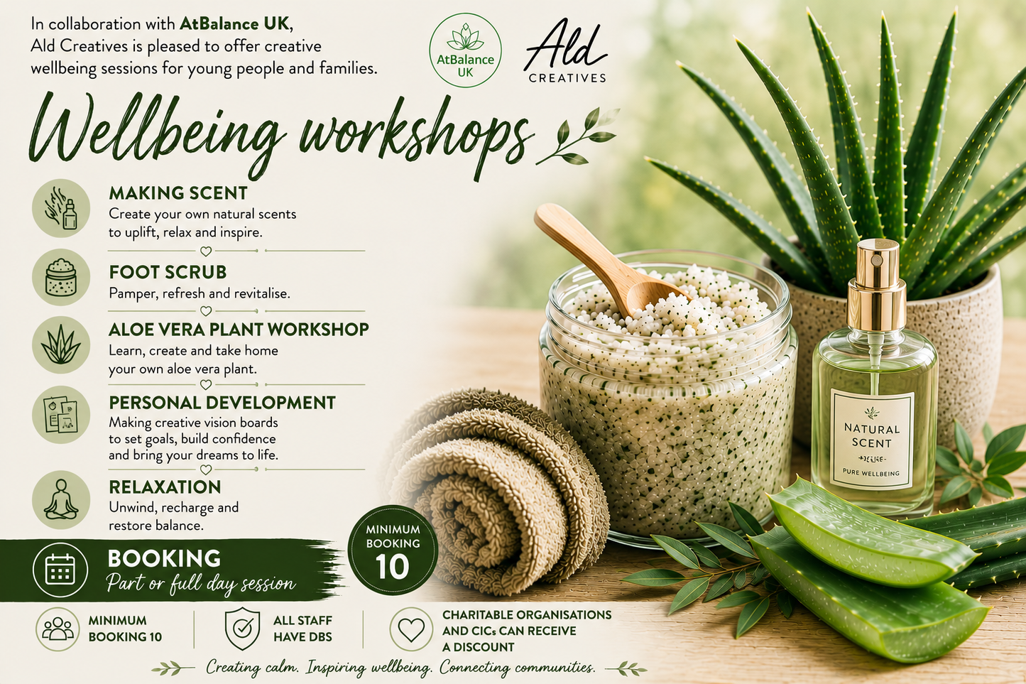 Wellbeing Workshops by ALD creatives